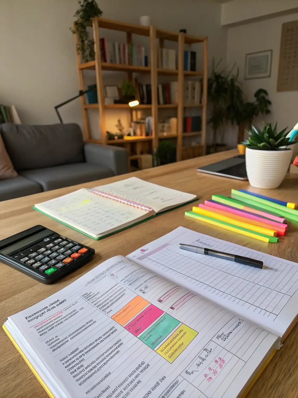 A close-up shot of a stack of CSS exam books with a magnifying glass on top, symbolizing in-depth study and preparation for the CSS exam.